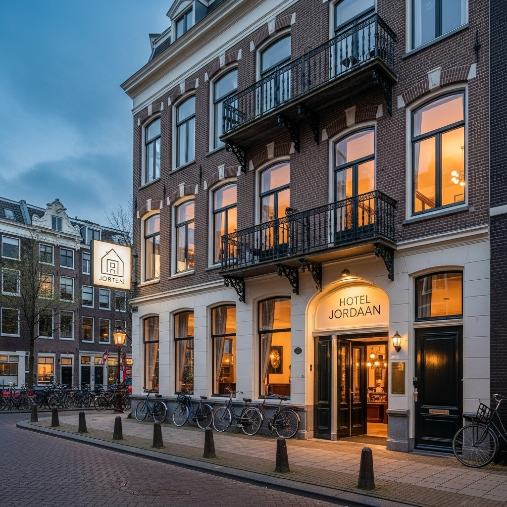 Boutique Hotel Jordaan project door spacedecoration